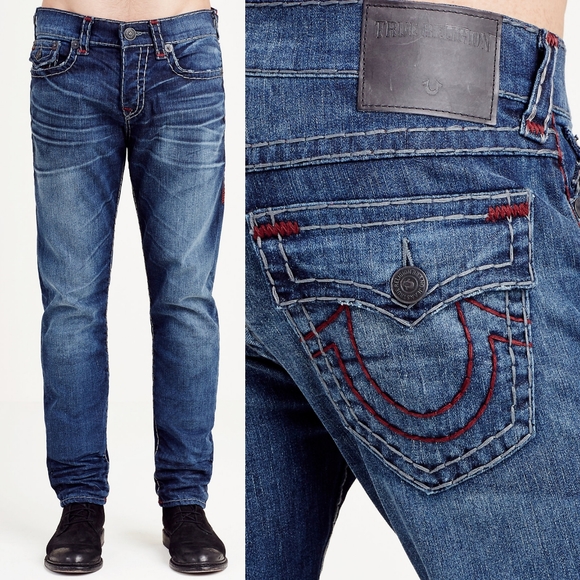 True Religion Other - True Religion Rocco Relaxed Skinny Super T Flap